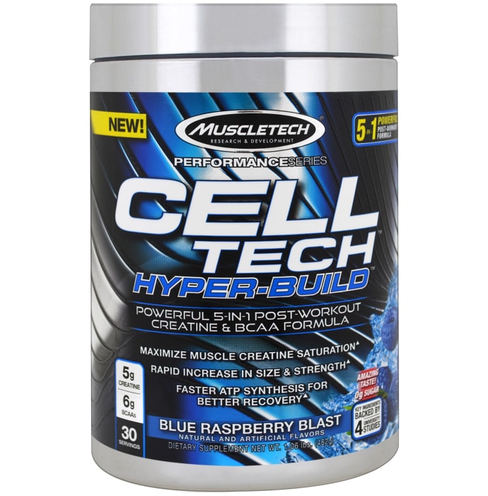 Muscletech Performance Series Cell Tech Hyper-Build Blue Raspberry (1.06lb)