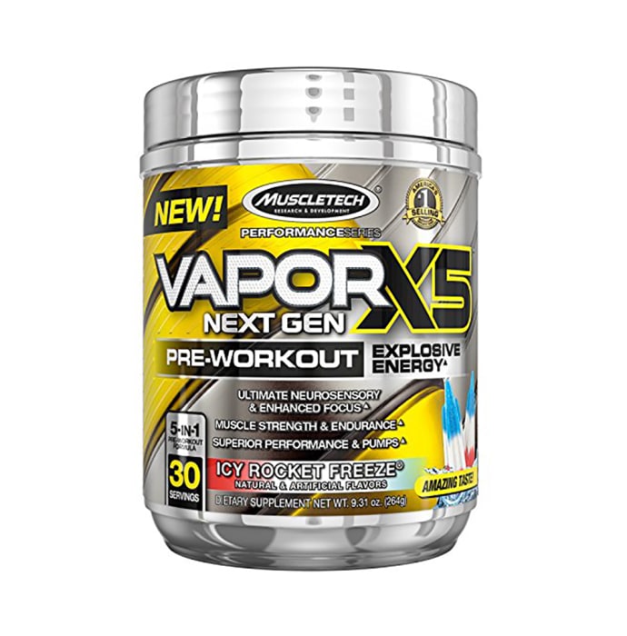 Muscletech Performance Series Vapor X5 Next Gen Pre-Workout Powder Icy Rocket Freeze (264gm)