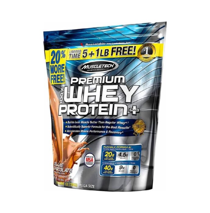 Muscletech premium 100% whey protein plus chocolate (5lb)