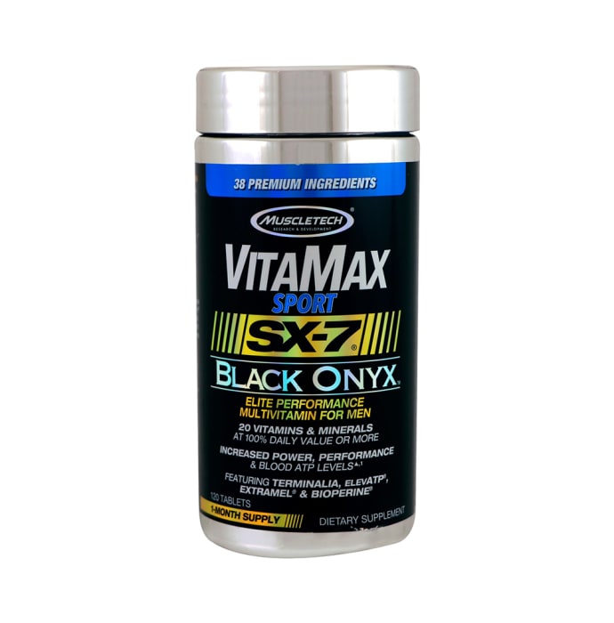 Muscletech SX-7 Black Onyx Series Vitamax Sport for Men (120'S)