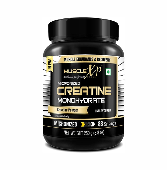 MuscleXP Micronized Creatine Monohydrate Powder Unflavoured (250gm)