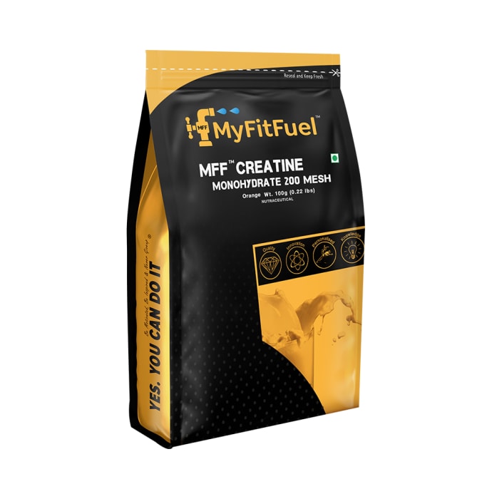 My FitFuel Creatine Monohydrate 200 Mesh Powder Orange (100gm)