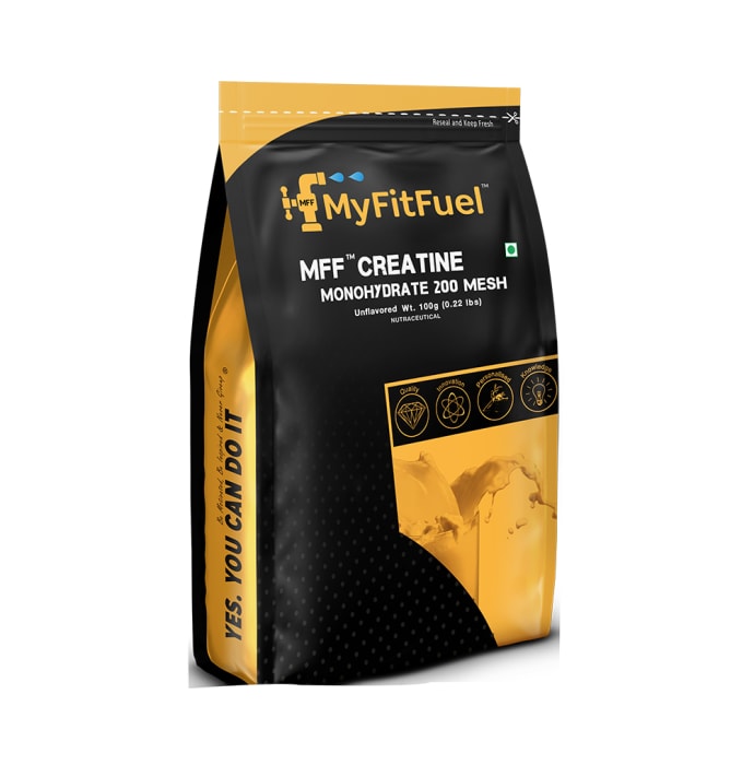 My FitFuel Creatine Monohydrate 200 Mesh Powder Unflavoured (100gm)