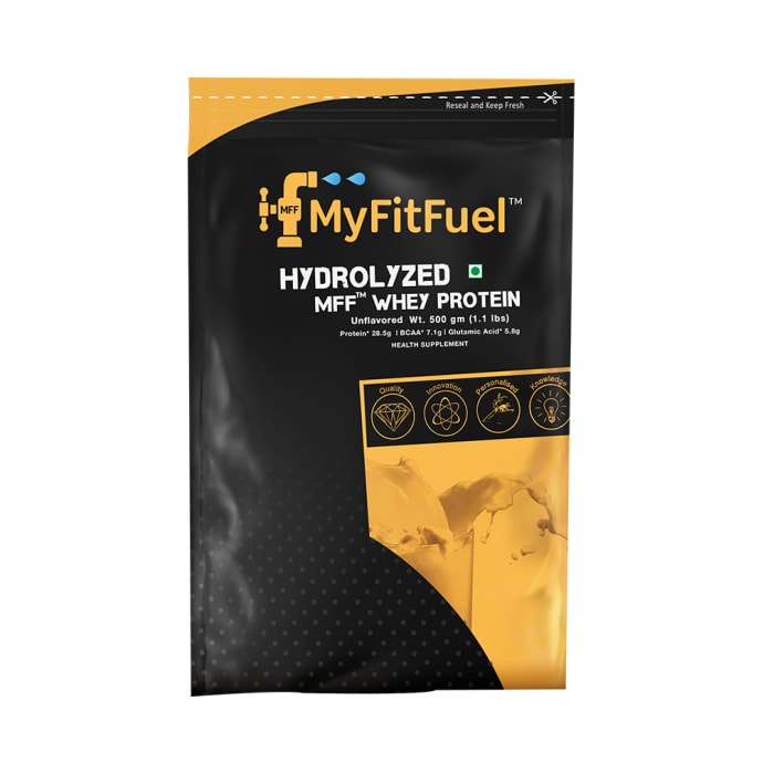 My FitFuel Hydrolyzed Whey Protein Unflavoured (500gm)