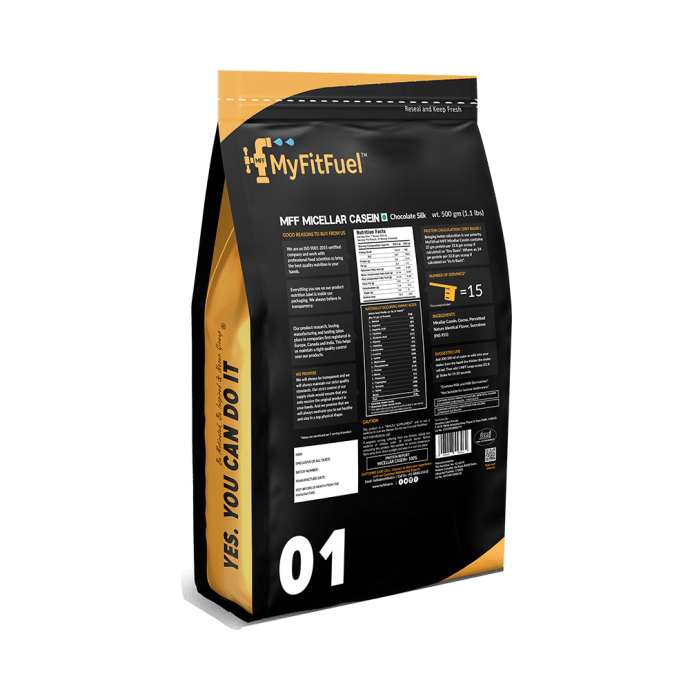 My FitFuel Micellar Casein Powder Chocolate Silk (500gm)