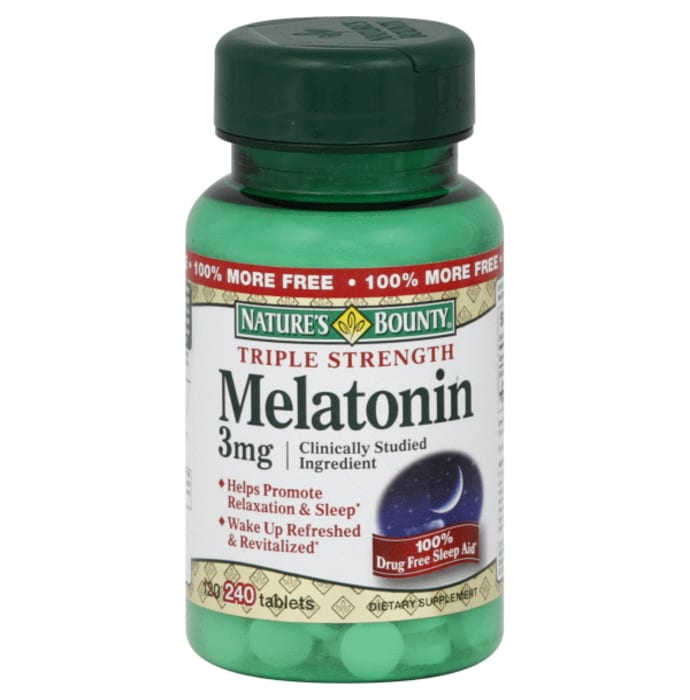 Nature's bounty triple strength melatonin 3mg tablet (240'S)