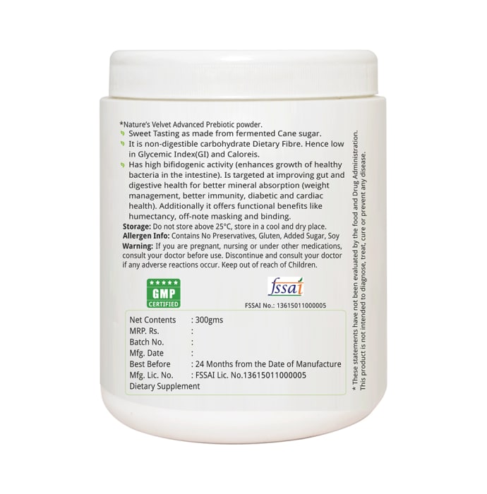 Nature's Velvet Advanced Prebiotic Powder (300gm)