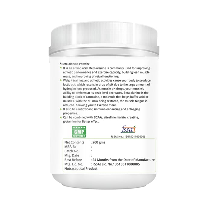 Nature's Velvet Beta Alanine Powder (200gm)