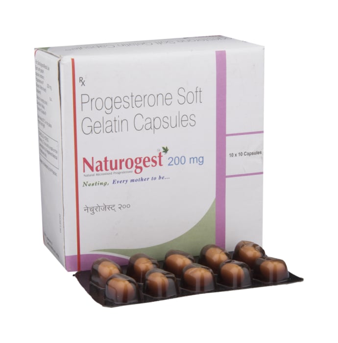 Naturogest 200mg Soft Gelatin Capsule (10'S)