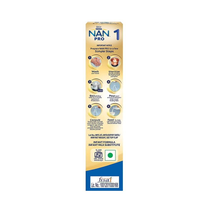 Nestle Nan Pro 1 Infant Formula Powder Refill (400gm)