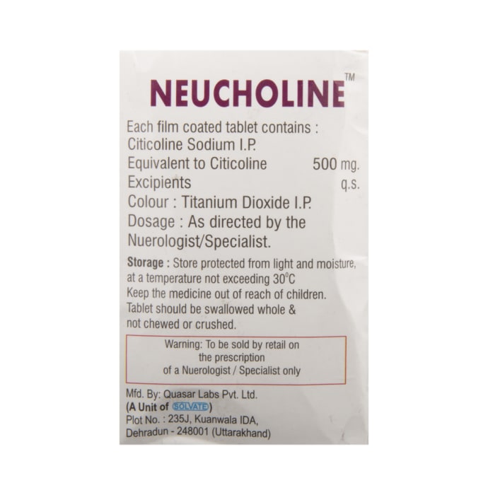 Neucholine 500mg Tablet (10'S)