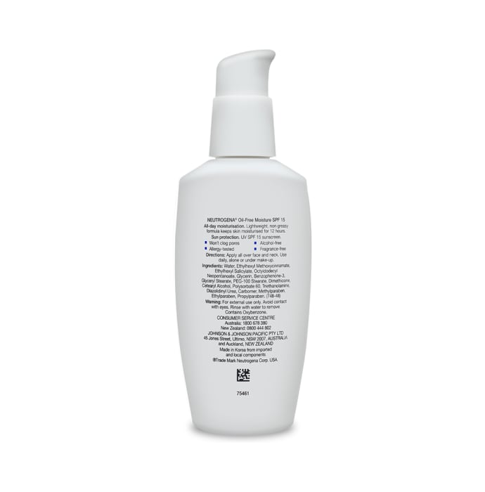 Neutrogena Oil-Free Facial Moisturiser SPF 15 (115ml)