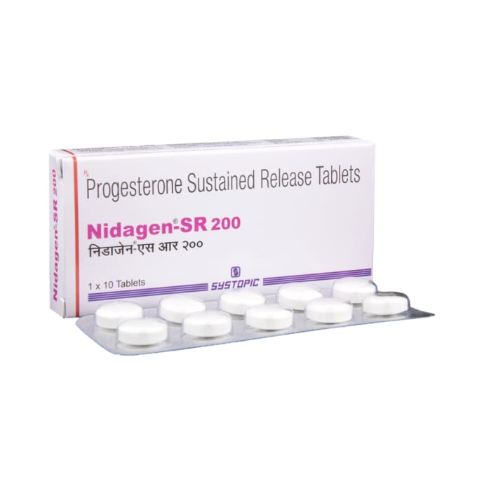 Nidagen 200mg Tablet SR (10'S)