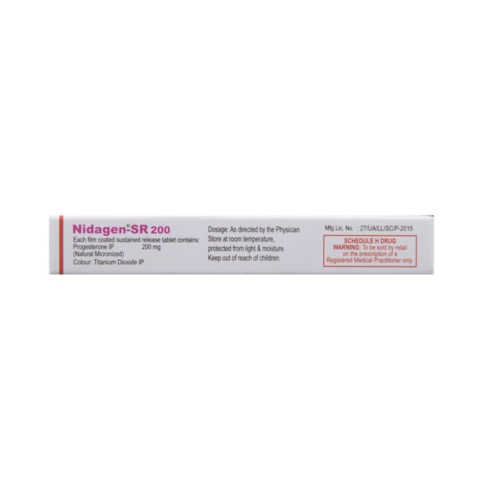 Nidagen 200mg Tablet SR (10'S)