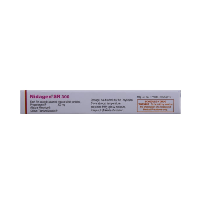 Nidagen 300mg Tablet SR (10'S)