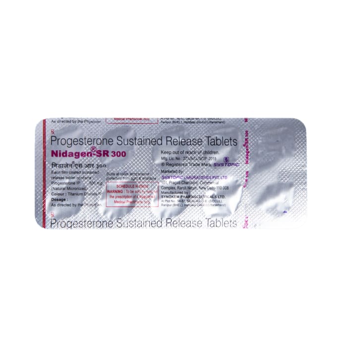 Nidagen 300mg Tablet SR (10'S)