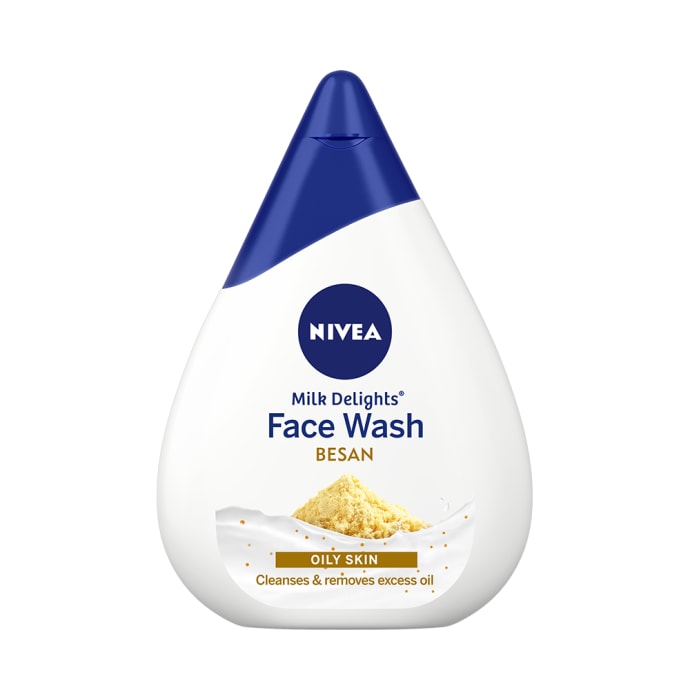 Nivea Milk Delights Besan Oily Skin Face Wash (100ml)