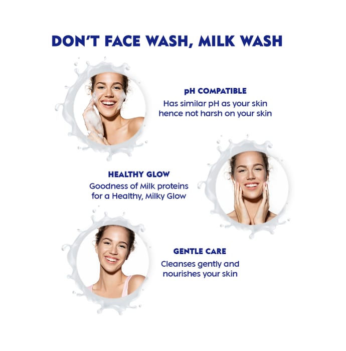 Nivea Milk Delights Normal Skin-Precious Saffron Face Wash (100ml)