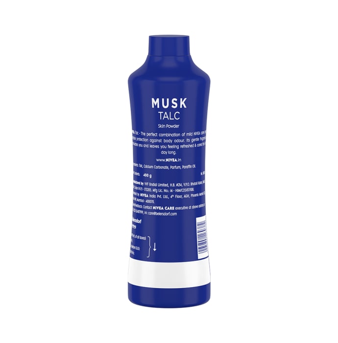 Nivea Talc Skin Powder Musk (400gm)