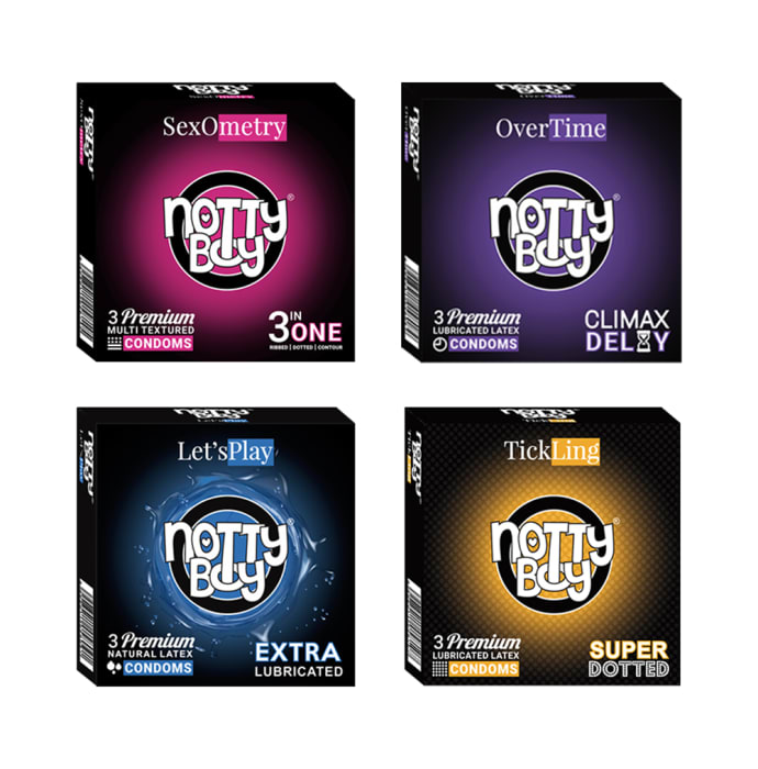 Notty Boy Condom (3 Each) Assorted