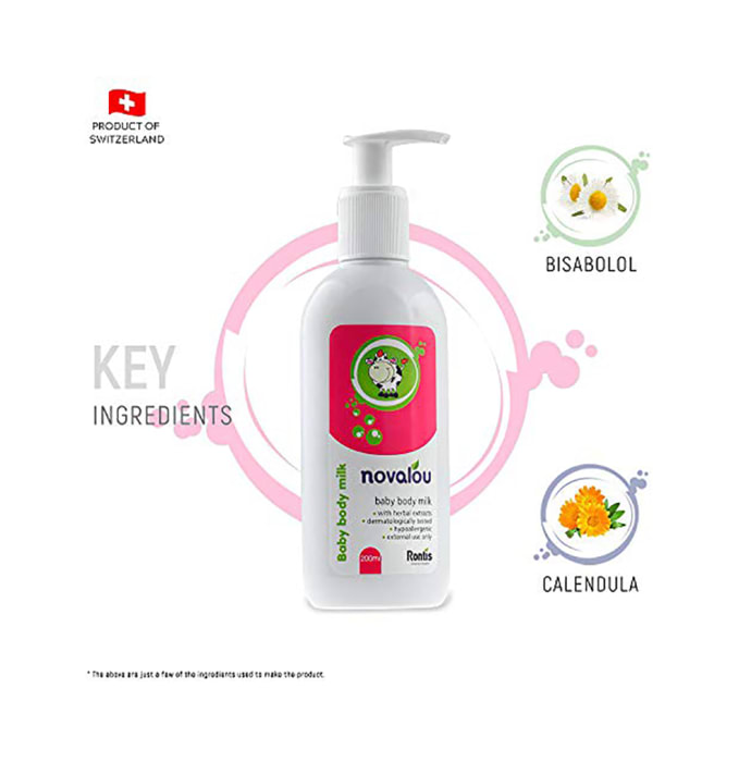 Novalou Baby Body Milk (200ml)