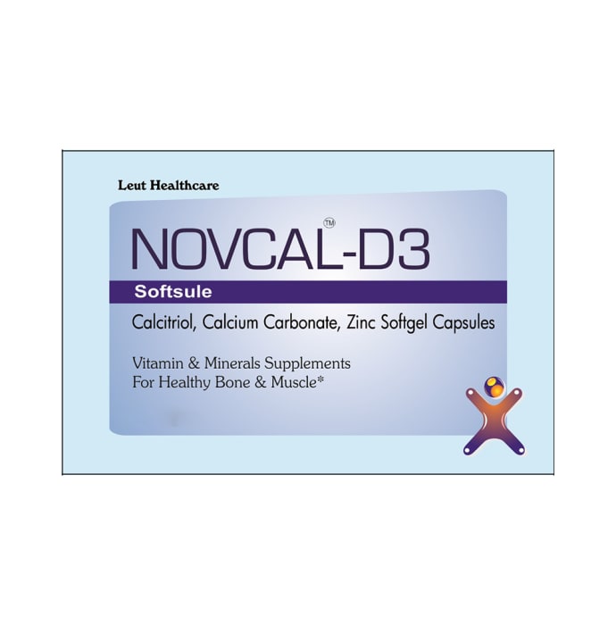 Novcal-D3 Softgel Capsule (10'S)