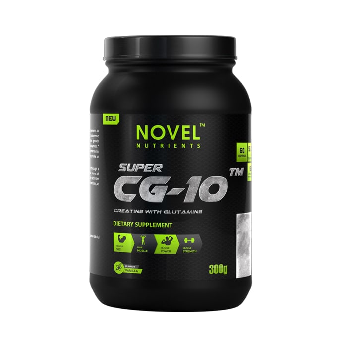 Novel nutrients super cg-10 powder vanilla (300gm)