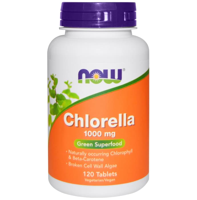 Now foods chlorella 1000mg tablet (120'S)