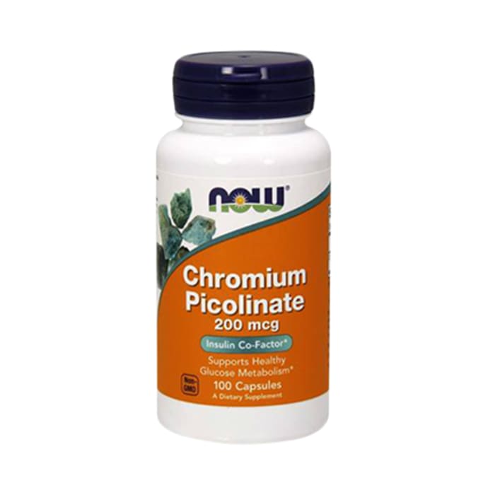 Now foods chromium picolinate 200mcg capsule (100'S)