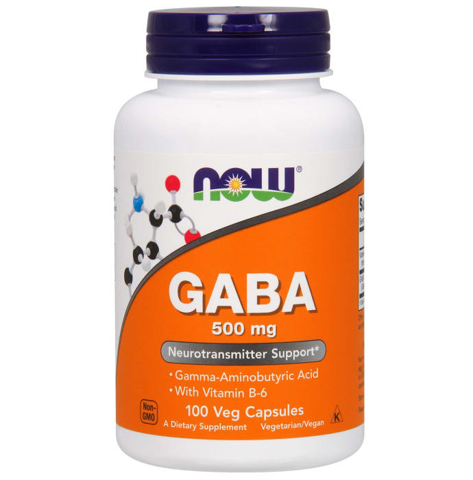 Now foods gaba 500mg veg capsule (100'S)