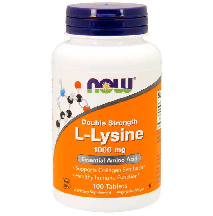 Now foods l-lysine 1000mg tablet (100'S)