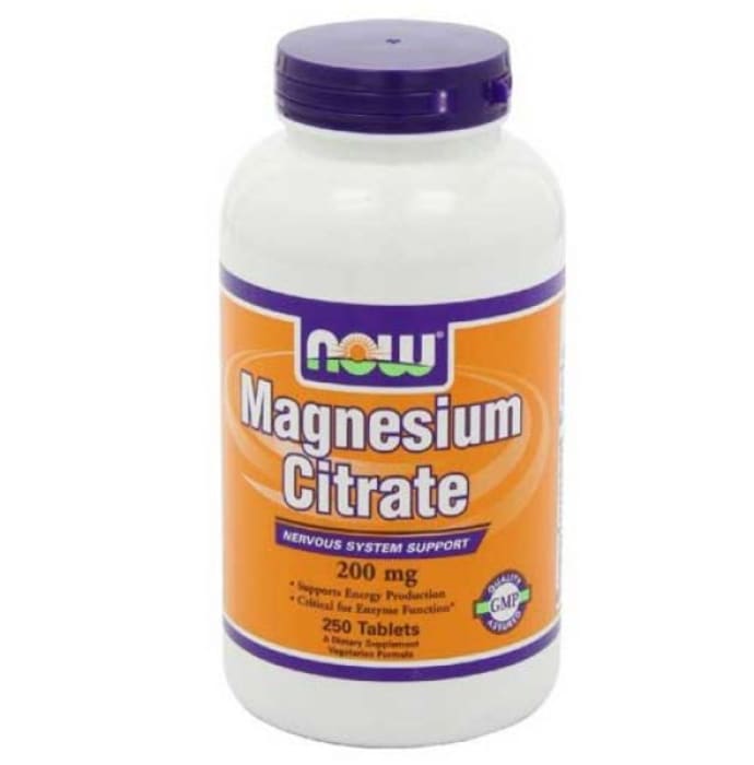 Now foods magnesium citrate 200mg capsule (250'S)