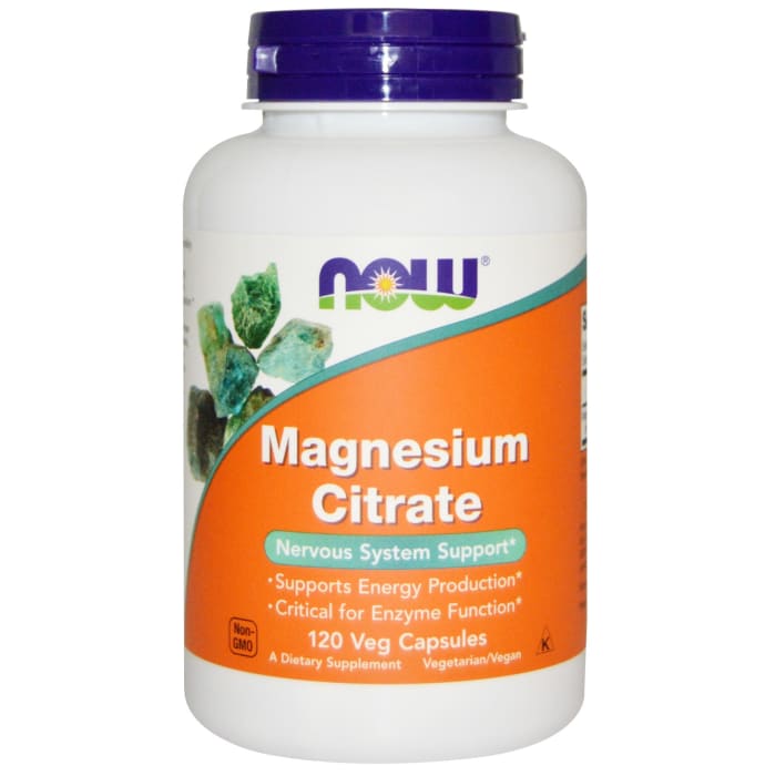 Now foods magnesium citrate veg capsule (120'S)