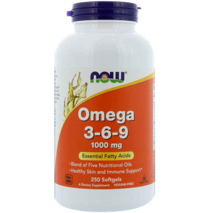 Now foods omega 3-6-9 1000mg softgels (250'S)