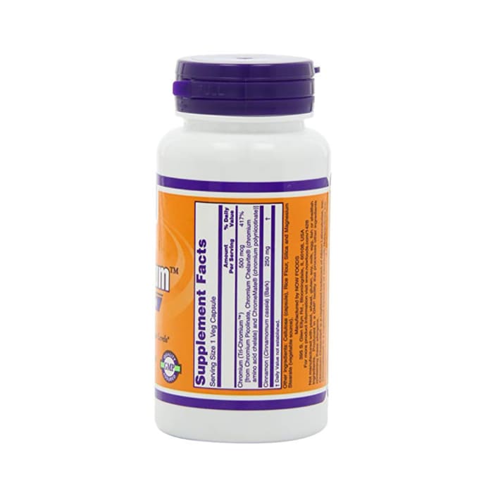 Now foods tri-chromium 500mcg veg capsule (90'S)