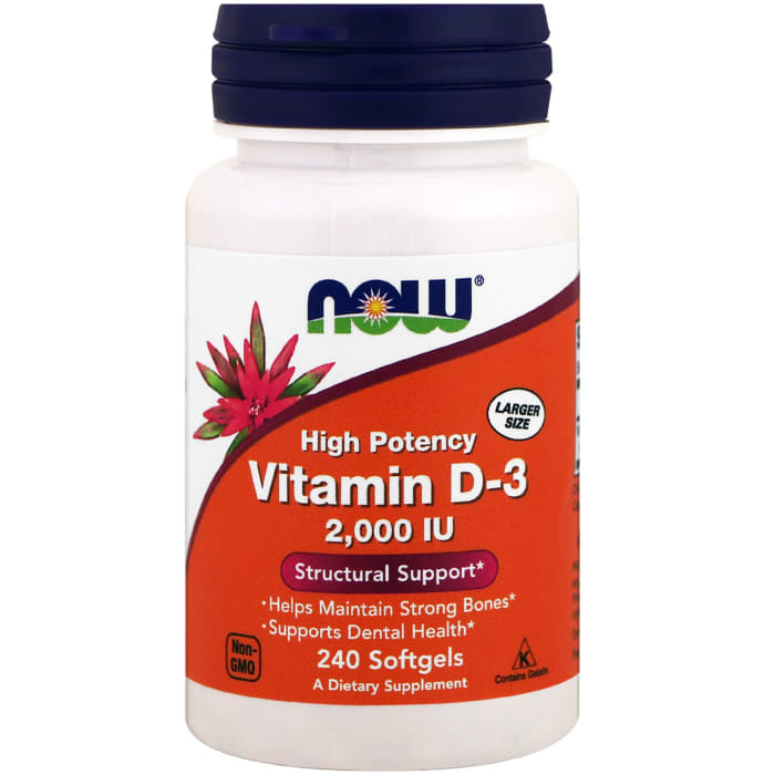 Now foods vitamin d3 2000iu softgels (240'S)