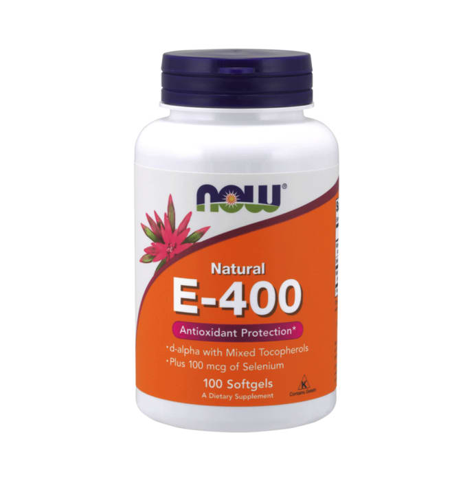 Now Natural E 400 Softgels (100'S)