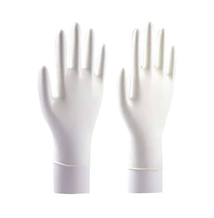 Nulife latex medical examination powdered gloves m