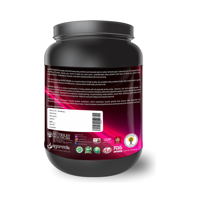 Nutriley Amino Mass Whey Protein Chocolate (1kg)