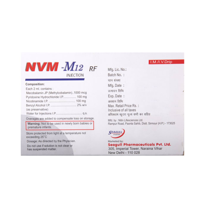 NVM -M12 RF (Injection) 2ml