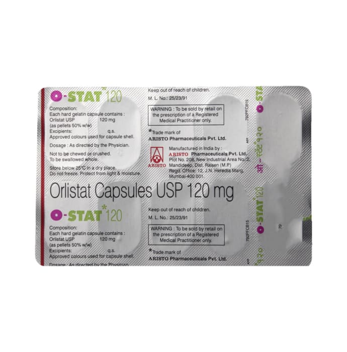 O-Stat 120mg Capsule (10'S)