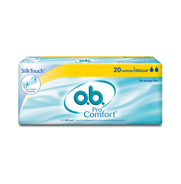 o.b. Silk Touch Pro Comfort Tampons Regular