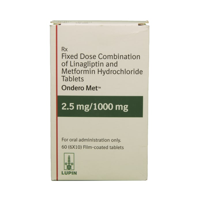 Ondero Met 2.5mg / 1000mg Tablet (10'S)