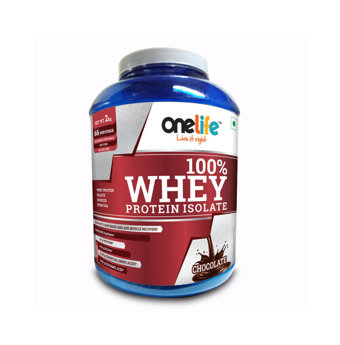 OneLife 100% Whey Protein Isolate Chocolate (1kg)