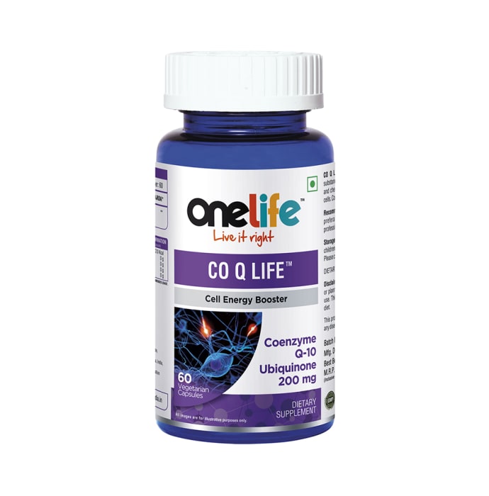 OneLife CoQ Life 200mg Vegetarian Capsule (60'S)