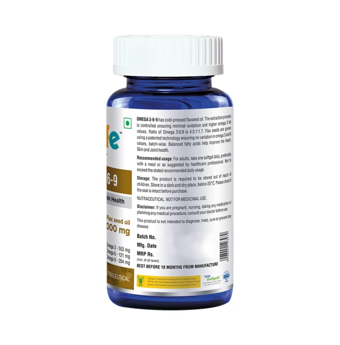 OneLife Omega 3-6-9 Softgels (60'S)