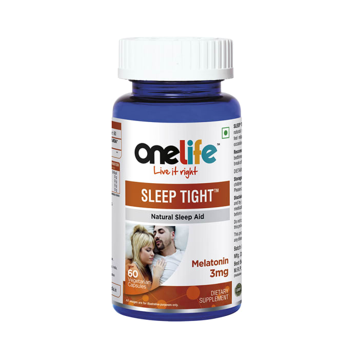 OneLife Sleep Tight 3mg Vegetarian Capsule (60'S)