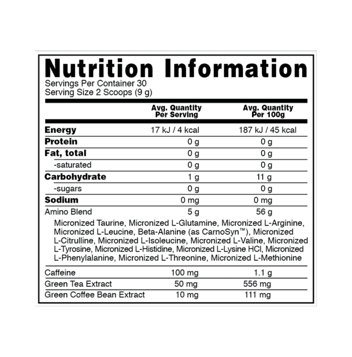 Optimum nutrition (on) amino energy blueberry mojito (270gm)