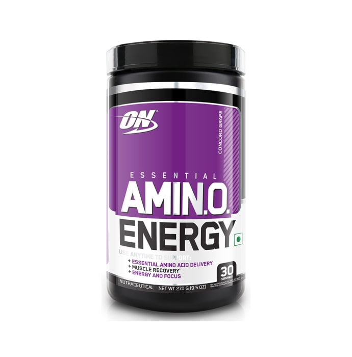 Optimum nutrition (on) amino energy concord grape (270gm)