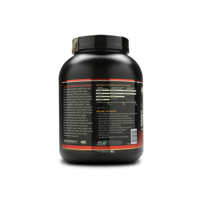 Optimum nutrition (on) gold standard 100% whey chocolate malt